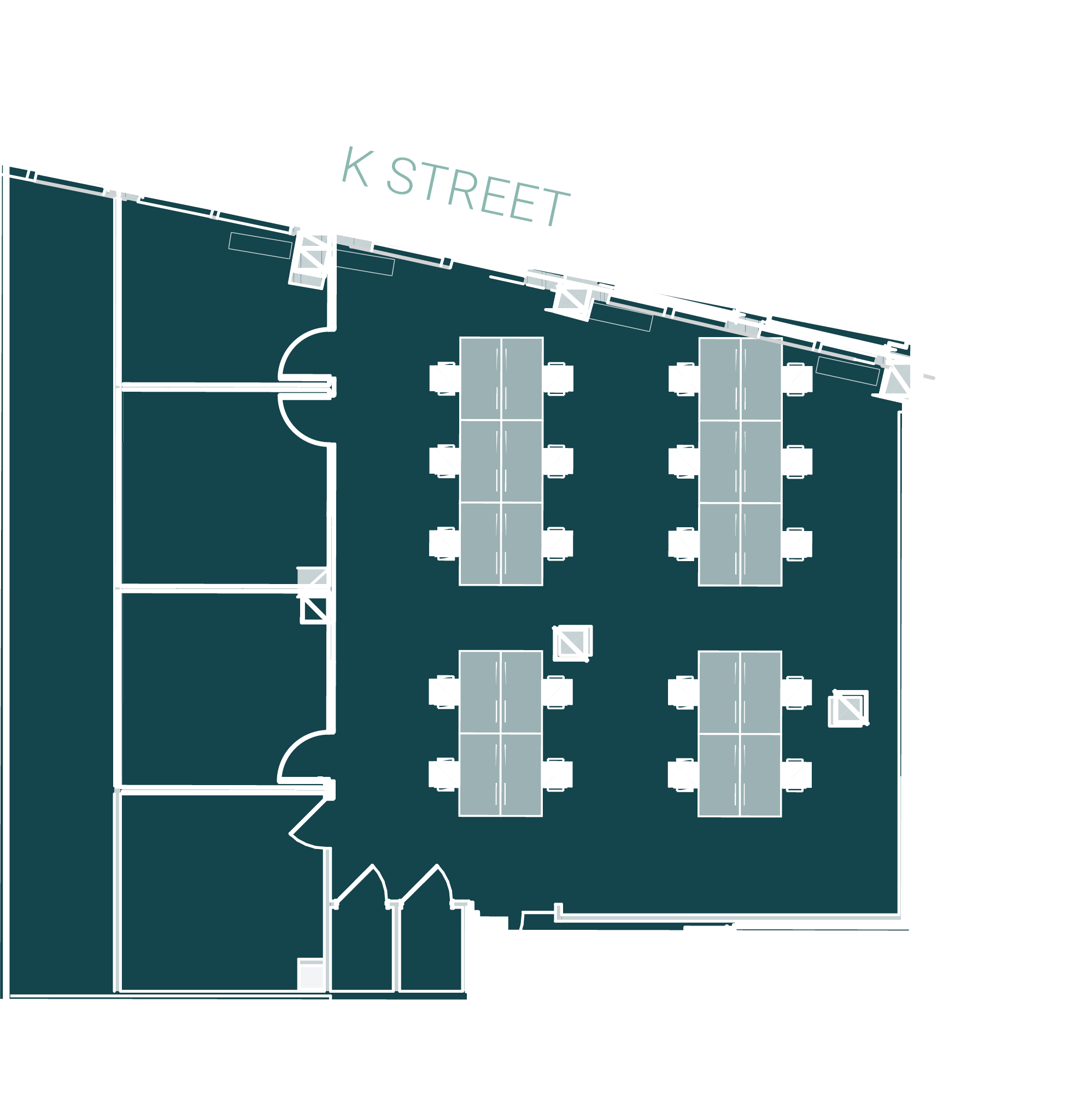 Georgetown Office Space - Suite F Floor Plan
