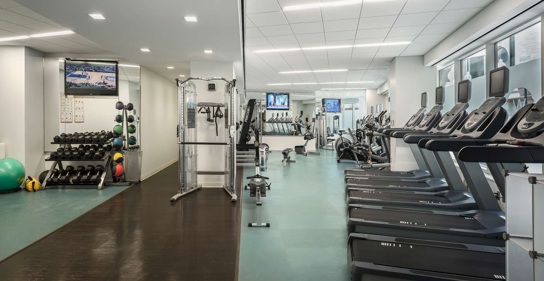 Fitness Center at Washington Harbour Office Space